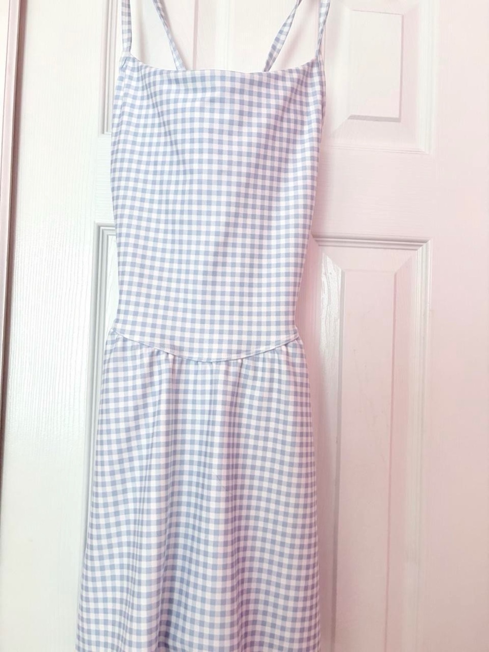 HOLLISTER blue and white dress ♡